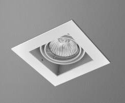 Oprawa wpuszczana SQUARES gu10 mała żarówka 50x1 230V z ramką  AQForm 36811