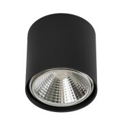 OPRAWA NATYNKOWA SUFITOWA OKRĄGŁA AR111 CZARNA TUBA RUCHOME ŹRÓDŁO ŚWIATŁA