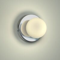 Kinkiet BRAZOS 6948 Nowodvorski Nowoczesny biały okrągły klosz