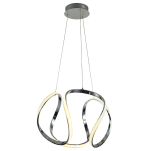 Lampa wisząca Tokyo - P01663CH LED designerska FANTAZYJNA forma idealna jak główne oświetlenie salonu - 2