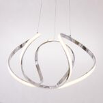 Lampa wisząca Tokyo - P01663CH LED designerska FANTAZYJNA forma idealna jak główne oświetlenie salonu - 4