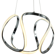 Lampa wisząca Tokyo - P01663CH LED designerska FANTAZYJNA forma idealna jak główne oświetlenie salonu