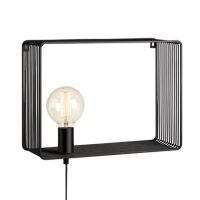 Kinkiet SHELF 1L Czarny 107814