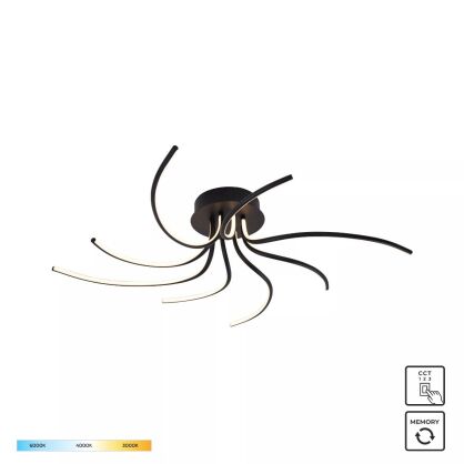 2200012-BK DIOGO LAMPA SUFITOWA CZARNA/BLACK ZUMALINE