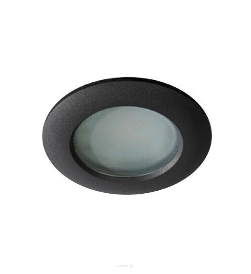 Lampa sufitowa Emilio AZzardo GM2104 AZ0809 okrągła wpuszczana IP54 czarna