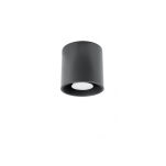 Plafon ORBISZ  sufitowa  ANTRACYT nowoczesna MINIMALISTYCZNA  TUBA idealna do salonu sypialni SL.0568 SOLLUX - 3