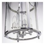 Lampa wisząca New York - P04550CH COSMO Light kształtem przypomina latarnię wykonana w stylu nowojorskim - 4