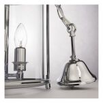 Lampa wisząca New York - P04550CH COSMO Light kształtem przypomina latarnię wykonana w stylu nowojorskim - 5