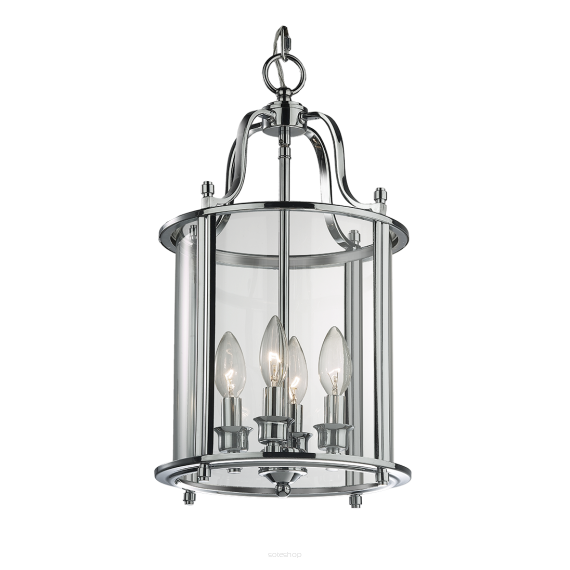 Lampa wisząca New York - P04550CH COSMO Light kształtem przypomina latarnię wykonana w stylu nowojorskim