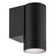 Kinkiet zewnętrzny PIPE 107914 Markslojd IP44 czarny Metalowy szklana osłona GU10