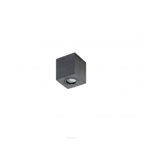 Lampa sufitowa techniczna Plafon Brant SQUARE AZ2878 IP44 AZzardo  oprawa w kolorze czarnym kostka
