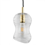 Lampa wisząca DEPORTIVO 4742 Argon złota oryginalny klosz - 3