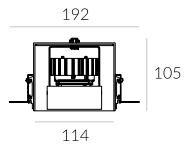 Profil wpuszczany Neutra System Midi  Labra 6.1190 - 6