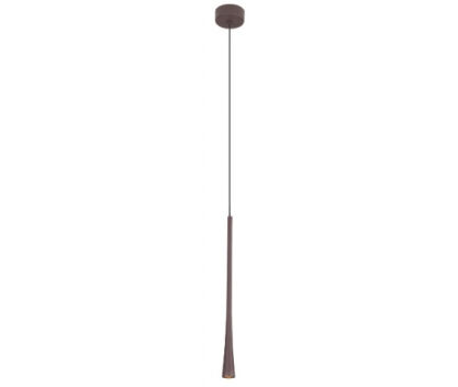 Lampa wisząca Coffe P0337 MAXlight brązowa tuba długa nowoczesna