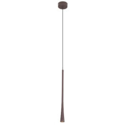 Lampa wisząca Coffe P0337 MAXlight brązowa tuba długa nowoczesna