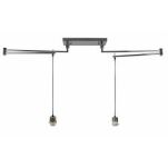 Lampa wisząca PODSTAWA Azzardo Natalia 2S AZ1923 wykonana jest ze stali w kolorze chromu - 4