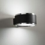 Kinkiet RETI/K 104 ELKIM Świeci góra-dół czarna lub biała tuba z aluminiowym lub złotym pierścieniem LED 3000K - 2
