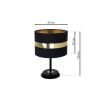 Lampa stołowa PALMIRA BLACK/GOLD MILAGRO MLP6322  - 2