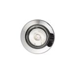 Lampa wpuszczana  SWING FI1 CHROM Ideal Lux  083131  okrągła aluminiowa ramka kolor chromu wymaga wbudowania w ścianę zestaw 3 szt - 3