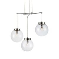 Lampa wisząca skandynawska SICILY Wisząca 3L Chrom/Przezroczysty 107015 Markslojd