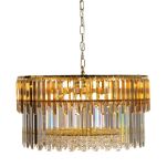 19101/16 CAMILLE LAMPA WISZĄCA ZŁOTA/GOLD ZUMALINE - 3
