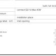 Kinkiet Mars biały AZzardo GM1109 WH AZ0896  techniczny z metalu i aluminium w kolorze białym kwadrat świeci  w górę i dół - 2