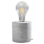 LAMPA STOŁOWA SALGADO BETON LAMPA BIURKOWA BETONOWY WALEC MINIMALISTYCZNA W STYLU INDUSTRIALNYM NOWOCZESNA SL.0680 SOLLUX - 3