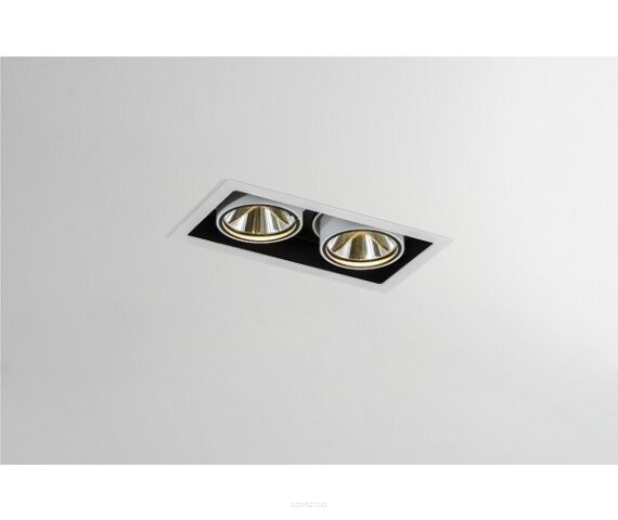 Oprawa sufitowa Multiva Evo 80.2 LED 12W On-Off Labra 4.1838 Podwójna techniczna 