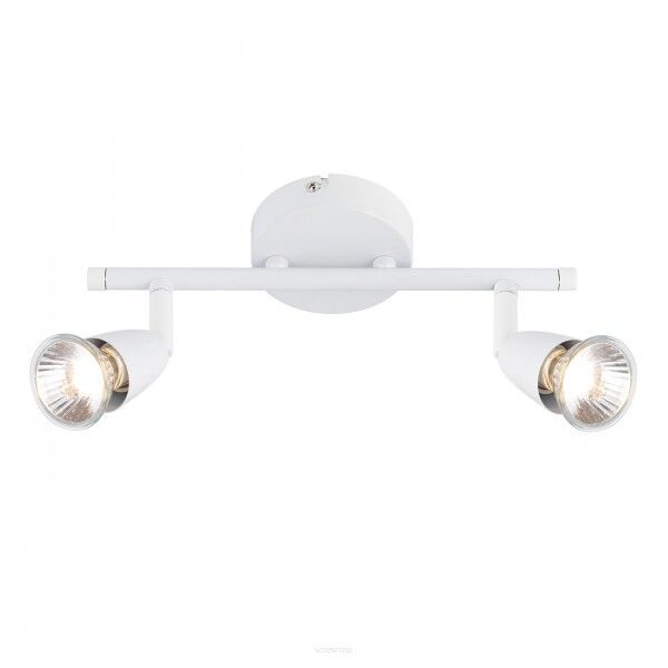 Lampa sufitowa 2 REFLEKTORY NA LISTWIE AMALFI biały ENDON 43282 