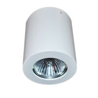 Lampa sufitowa Boris AZzardo GM4108 WH biała tuba natynkowa