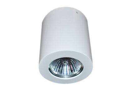 Lampa sufitowa Boris AZzardo GM4108 WH biała tuba natynkowa