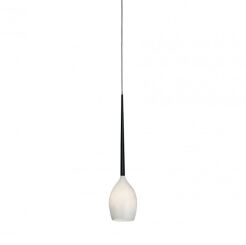 Lampa wisząca Izza 1 Shiny White AZzardo MD1288-1W AZ0131 biały szklany klosz nowoczesny