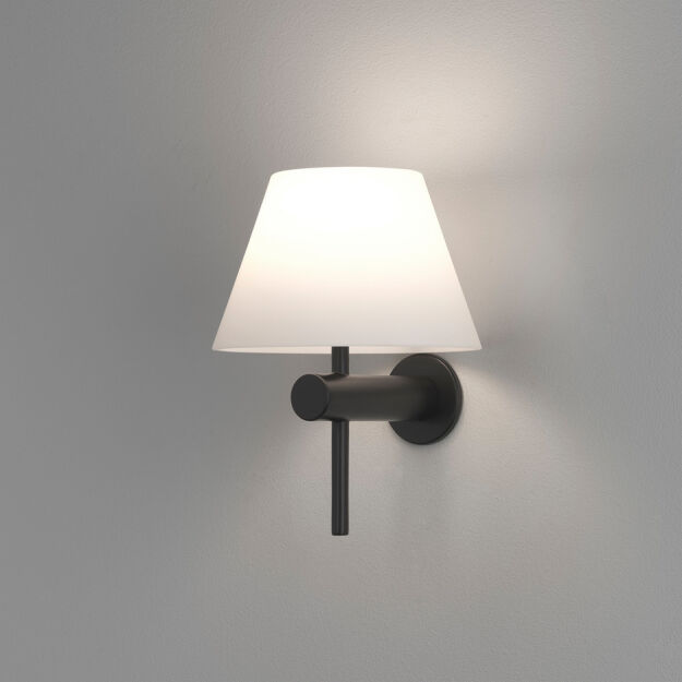 Lampa ścienna/kinkiet ROMA matowy czarny ASTRO 1050007  