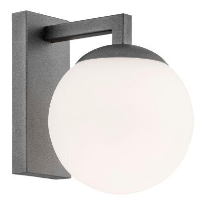 Kinkiet ASPEN 3734 Argon Minimalistyczna kula grafitowa podstawa