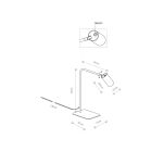 Lampa stołowa Mono GU10 czarna 7706 - 2