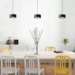 Lampa wisząca BRAKET/Z 229 Oryginalny klosz z przesłoną z akrylowego szkła LED 6W Biała czarna złota - 5