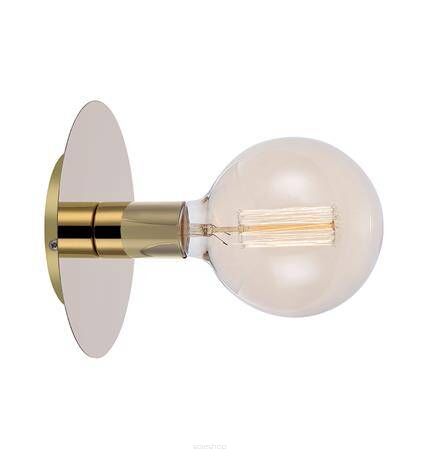 Kinkiet / plafon Disc 106154 Markslojd złota lampa talerzyk