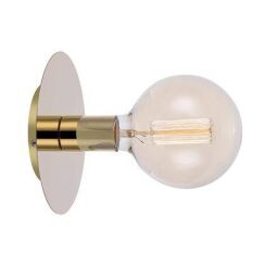 Kinkiet / plafon Disc 106154 Markslojd złota lampa talerzyk