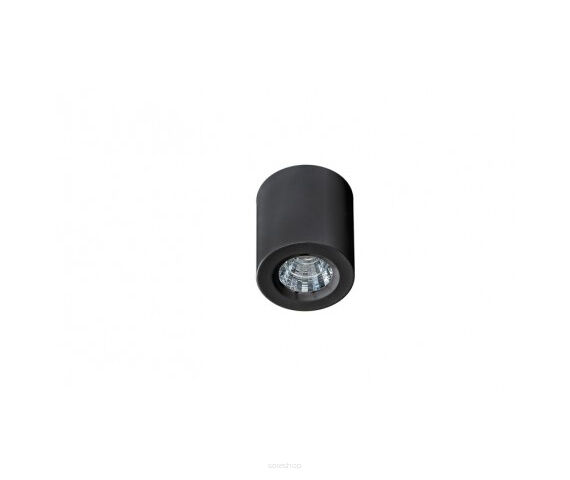 Lampa sufitowa techniczna Plafon Nano round AZ2785 AZzardo okrągła oprawa w kolorze czarnym tuba 
