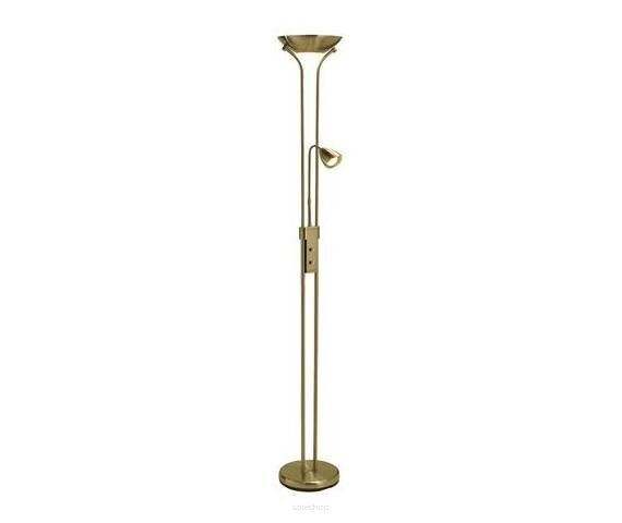 Lampa podłogowa Detroit 111242  Markslojd minimalistyczna mosiądz do czytania