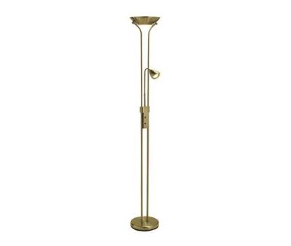Lampa podłogowa Detroit 111242  Markslojd minimalistyczna mosiądz do czytania