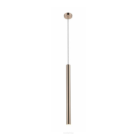 LAMPA WISZĄCA ZUMA LINE LOYA PENDANT P0461-01A-F7F7 TUBA ZŁOTA DŁUGA LED