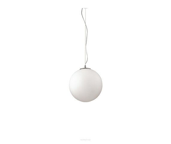 Lampa wisząca Mapa Riga SP1 D30 161389  NOWOCZESNY IP20 SZKŁO Ideal Lux minimalistyczna oprawa w kolorze białym 