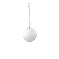 Lampa wisząca Mapa Riga SP1 D30 161389  NOWOCZESNY IP20 SZKŁO Ideal Lux minimalistyczna oprawa w kolorze białym 