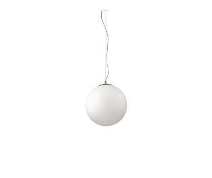 Lampa wisząca Mapa Riga SP1 D30 161389  NOWOCZESNY IP20 SZKŁO Ideal Lux minimalistyczna oprawa w kolorze białym 