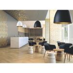 Lampa wisząca EGG XL 9025 Nowodvorski Elegancka i gustowna o średnicy 75 cm i biało-złotym wykończeniu - 3