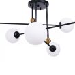 Lampa sufitowa BERSAGO LDP 8030-6 (BK+MD) Lumina Deco regulowana czarna - 3