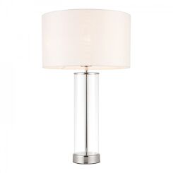 Lampa stołowa LESSINA srebrna ENDON LIGHTING 70600