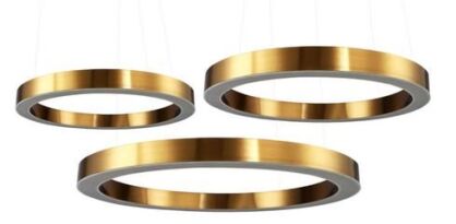 LAMPA WISZĄCA CIRCLE 40+60+80 LED MOSIĄDZ NA 1 PODSUFITCE step into design