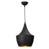 Lampa wisząca Caselle czarna LP-42013/1P CZARNY Light Prestige nowoczesna czarna 